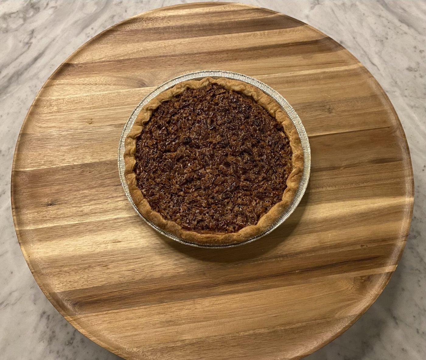 Whole pecan pie